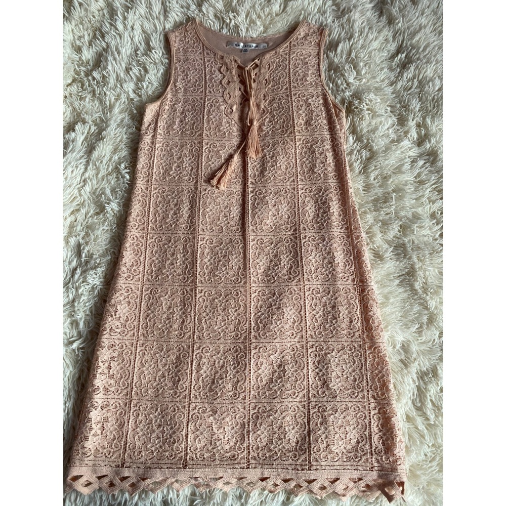 Max Studio lace pink dress
